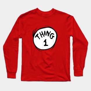 Dr. Seuss Thing 1 logo Long Sleeve T-Shirt